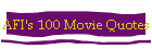 AFI's 100 Movie Quotes